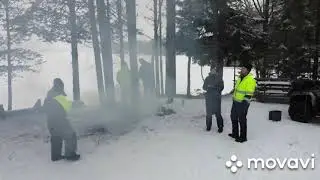 En tur i b&ouml;rjan p&aring; februari p&aring; CF Moto 850,520 & can am