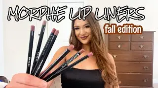 MORPHE LIP LINER SWATCHES | FALL EDITION