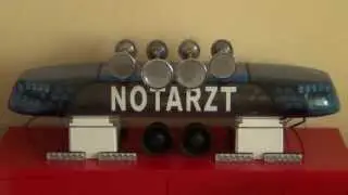 H&auml;nsch DBS 4000 LED Lightbar Blaulicht Notarzt