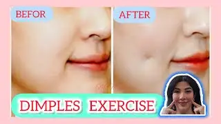 Create Dimples Fast And Naturally!  Dimples Exercises & Massage | #faceyoga #msmina #antiaging