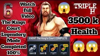 😱6 🌟 HHH || The King's Court Legendory Mode Ultra || Completed✅ || #wwemayhem #bringonthemayhem #yt