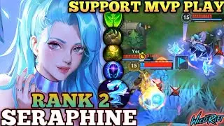 SERAPHINE AMAZING ULT CONTROL! POWERFUL SUPPORT MVP PLAY - TOP 2 GLOBAL SERAPHINE BY brd - WILD RIFT