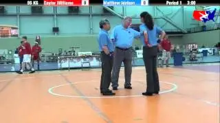 Caylor Williams vs. Matthew Idelson at 2013 ASICS University Nationals - GR