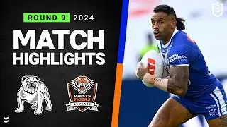 NRL Highlights | NRL 2024 | Bulldogs v Wests Tigers | Match Highlights