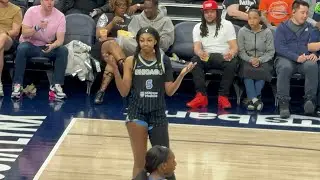 Angel Reese first WNBA game