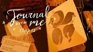 Starting a poetry journal 💌 journal with me! (30 min, real time, bg music)