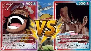RP Roger vs RU Ace | OPTCG Sim Gameplay | OP13