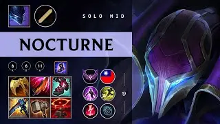 Nocturne Mid vs Twisted Fate - TW Master Patch 26.02