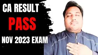|ICAI Result Pass CA Inter & Final Nov 23 CA Examination|