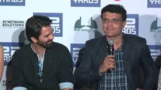 FILM 22 YARDS TRAILER LAUNCH WITH SOURAV GANGULY ,MITALI GHOSHAL AND STAR CAST