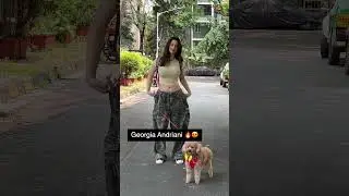 Georgia Andriani🔥😍 papped in Bandra Today #georgiaandriani #viralshortvideo #bollywoodcelebritynews