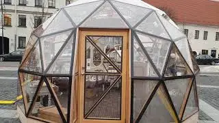 The dome town for christmas