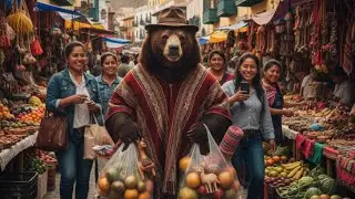 Traveling Bear Family in Lima Peru🇵🇪