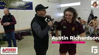 Monbulk u18s Austin Richardson capt and Travis Selby Coach