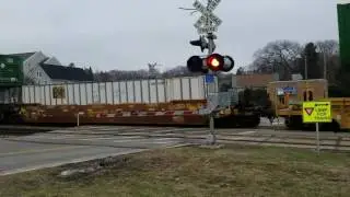 Cp 9603 and CP 9649 in the middle at 72nd st in wauwatosa wi