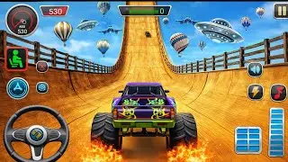 Monster Truck Mega Ramp Impossible Driver - 4x4 Ultimate Car Stunts GT Racing- Android Gameplay 2026