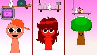 OH NO! HELP! 😱 ORANGE CAP 🆚 MROONA 🆚 MR TREE | Sprunki Incredibox