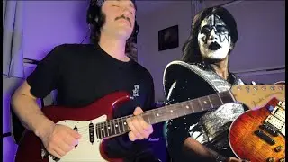 Playing Ace Frehley's ICONIC Guitar Solo from 