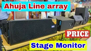 Ahuja Line Array 600watt , 1200watt And Stag Monitor 400watt Review And Price Details / Djrock