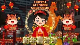 新年喜洋洋 Happy Chinese New Year 2026 #cny #cny2026 #chinatown #singapore #chinatownsingapore #cnysong