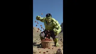 Неудачный трюк Зеленого Героя 🟢 Халк в Белуджистане: Забавная 3D-трансформация