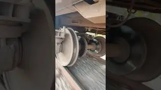 High-speed movement of the bogie set..🛞🛞 || #viral #train #railtrack #railway #shorts #wheels #brake