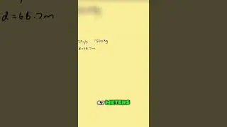 Car Stopping Distance EXPLAINED! Physics Example