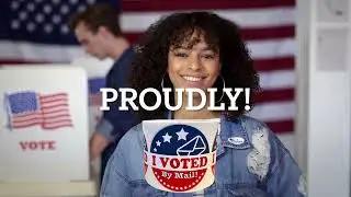 I Voted Stickers - InStockLabels.com