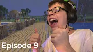 FINISHING THE BRIDGE! Jacob's Amazing Minecraft Series Ep. 9