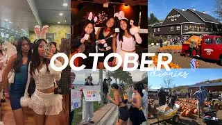 OCTOBER DIARIES 🎃| pumpkin patch, halloween, toronto marathon, wisdom teeth surgery & reading week 