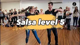 🔥Salsa level 5 end of class demo, Jai Sheffield and Lillubrt #danceculture #brisbane #salsa