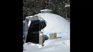 Geothermal Geodesic Dome Build Pictures