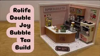 ASMR Miniature Kit Build | Rolife Double Joy Bubble Tea DW006
