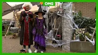 Deze hele buurt viert Halloween