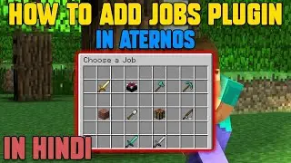 How To Add Jobs Plugin In Minecraft Aternos Server In Hindi | Best Jobs Plugin For 1.19.3 In Hindi