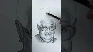 A old woman drawing❤❤ll #short #shorts #enjoy #entertainment #bikashart #artist #draw