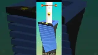Stack Ball | All Levels Gameplay Walkthrough | New Level 210 | ios, android, Mobile Game #shorts