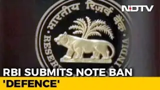 Government 'Advised' Notes Ban On November 7, RBI Says It Agreed Next Day