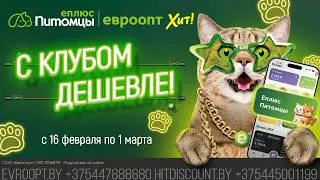 С клубом дешевле: с 16 февраля по 1 марта скидки до 28%!