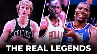 Michael Jordan Magic Johnson Larry Bird highlights