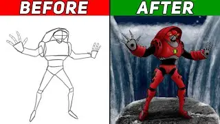 Ben 10 Drawing - Water Hazard | #ben10 | Ax24 Drawings