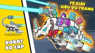 PobbRose BỌ CẠP MÁY vs TÊ GIÁC CỔ ĐẠI !!! (PobbRose Mèo bố đời) | Iron Crusher ✔