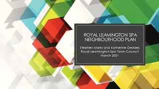 Royal Leamington Spa Neighbourhood Plan.