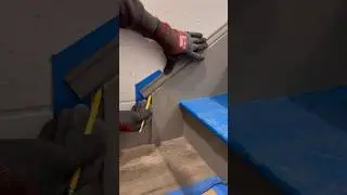 Good tips for Baseboard transition 👉 Gpr3Carpentry🔨 #viral #diy #tips #tools #stairs #carpentry