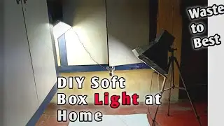 How to make Soft Box Light For Studio - DIY Soft Box Light at Home