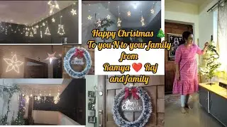 countdown has begun few hours left for Christmas ⛄ decorating is  satisfactory ❤️