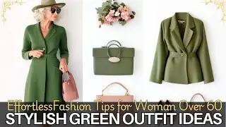 Effortless Green Outfit Ideas and Fashion Tips for Women in Their 60s to Look Stylish