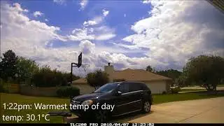 Timelapse: Cold front rolling through