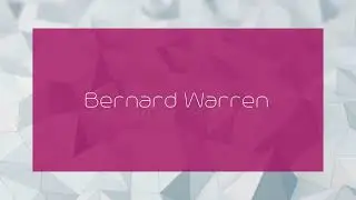 Bernard Warren - appearance