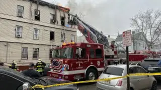 *FIRST VIDEO OF 2026* Passaic Fire Department 3rd ALARM Fire 1-10-26 Part 1 of 2.